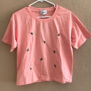 Pink Cactus Tee
